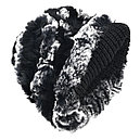 Меховая женская шапка Герда, черно-серая, фото 6