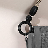 Ручки для сумки, 2 шт, вощёный шнур, 46 ± 1 × 4,5 см, цвет чёрный, фото 6