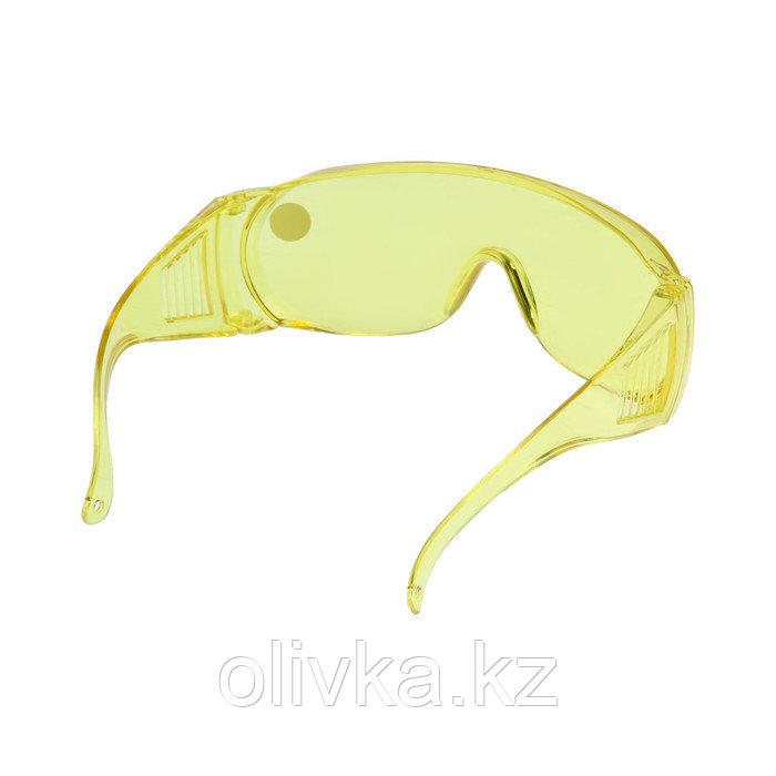 Очки защитные ЛОМ, желтые, открытого типа, ударопрочный материал - фото 2 - id-p113946202