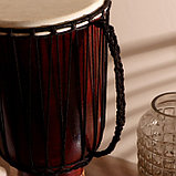 Музыкальный инструмент "Барабан Джембе" 60х25х25 см, фото 5