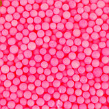Наполнитель для шаров и слаймов «Пенопласт», 0,3 см, 20 г, цвет розовый, МИКС, фото 2