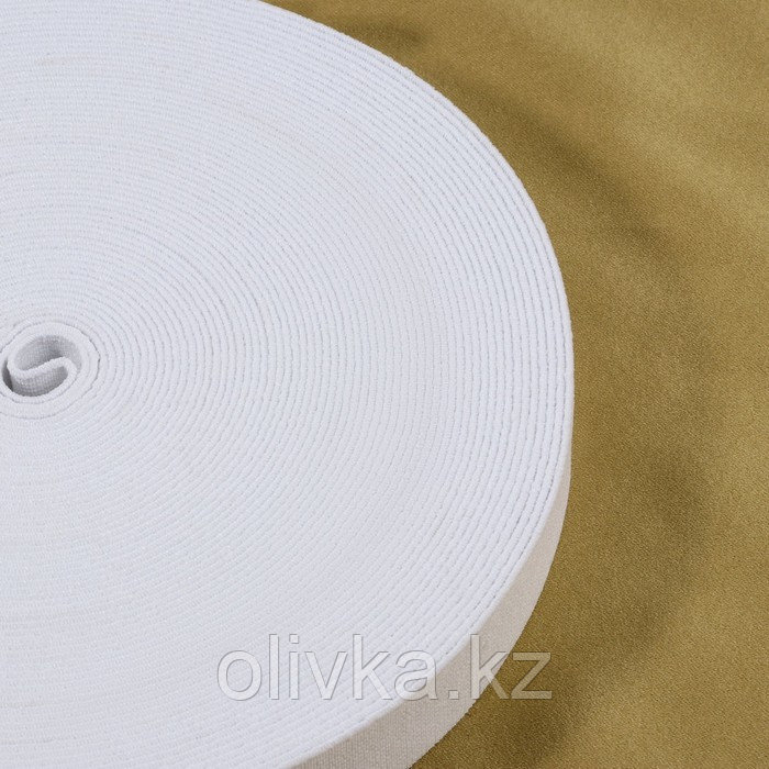 Резинка бельевая, 25 мм, 20 м, цвет белый - фото 3 - id-p113959546