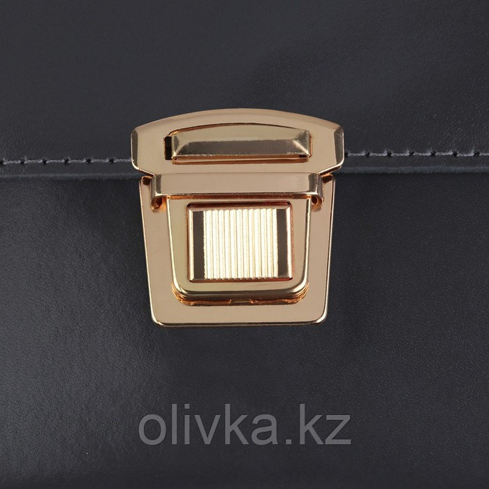 Застёжка для сумки, 3,5 × 3,8 см, цвет золотой - фото 4 - id-p113951690