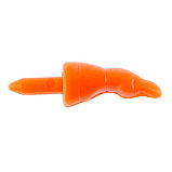 Нос - морковка, набор 20 шт., размер 1 шт. — 1,8 × 0,3 × 0,3 см, фото 2