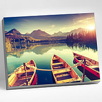 Картина по номерам 40 × 50 см «Горное озеро» 25 цветов