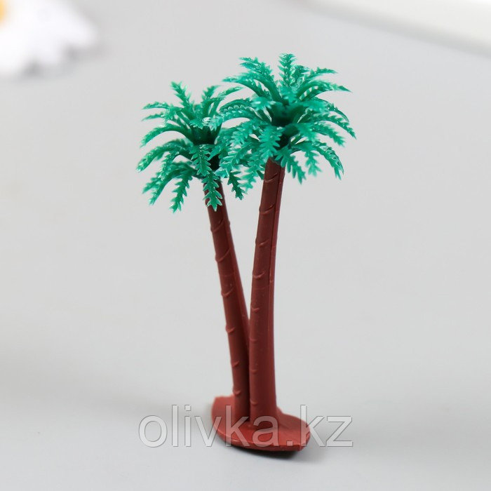 Искусственное растение для творчества пластик "Две пальмы" 4,2х6,6 см - фото 4 - id-p113955924