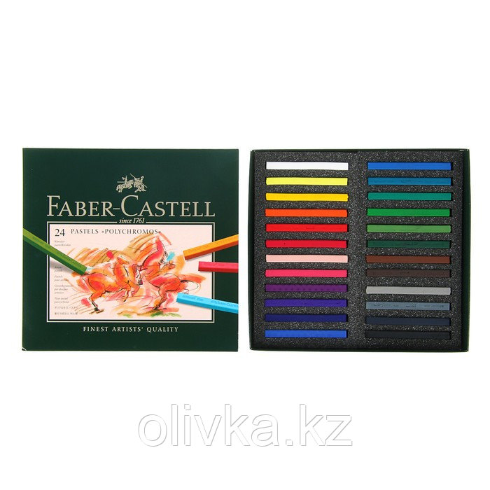 Пастель сухая художественная Faber-Castell Polychromos® 24 цветов - фото 1 - id-p113946245