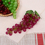 Муляж "Виноград овальный" 24 см 60 ягод, микс, фото 3