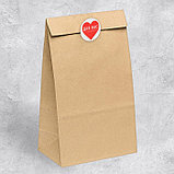 Набор наклеек для бизнеса «С любовью», матовая пленка, 50 шт,  4 х 4 см, фото 5