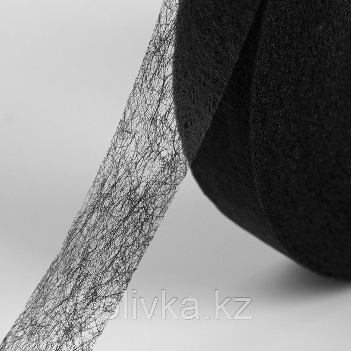 Паутинка клеевая, 20 мм, 73 ± 1 м, цвет чёрный - фото 1 - id-p113946066