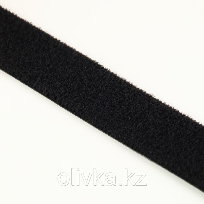 Липучка двусторонняя, 20 мм × 25 ± 1 м, цвет чёрный - фото 2 - id-p113956902