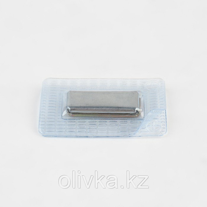 Кнопки магнитные потайные, 25 × 10 мм, 2 части, цвет серебряный - фото 2 - id-p113952669