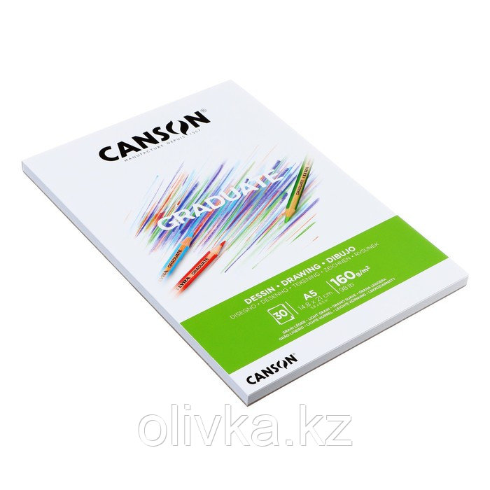 Альбом для графики CANSON Graduate Drawing, А5, 30 листов, на склейке, 160 г/м2 - фото 3 - id-p113955986