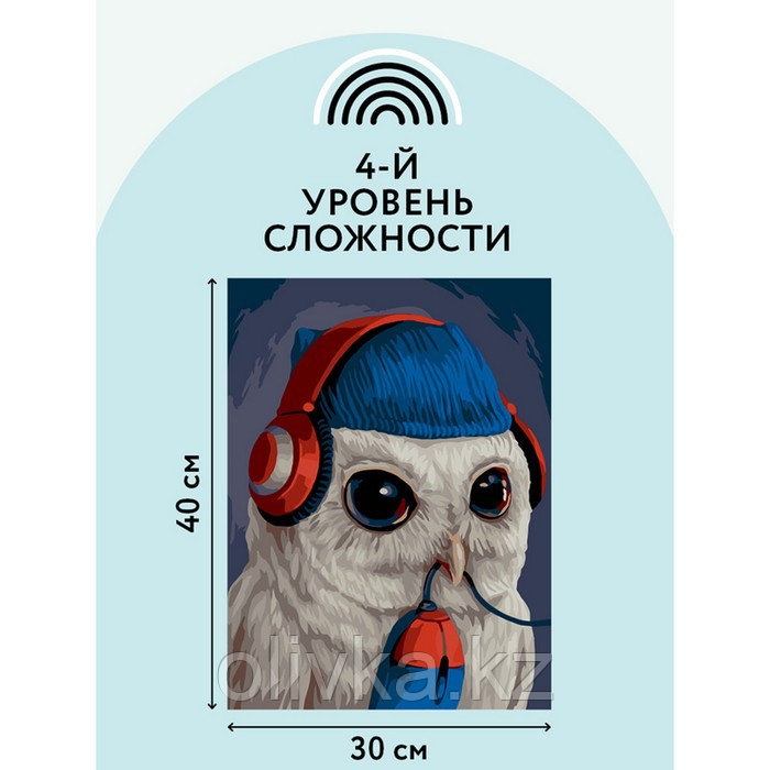 Картина по номерам на картоне 30 × 40 см «Охота на мышь», с акриловыми красками и кистями - фото 4 - id-p113958763