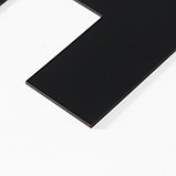 Панно буква "H" 19х20 см, чёрная, фото 2