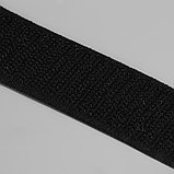 Липучка «Крючок», 30 мм × 25 м, цвет чёрный, фото 3