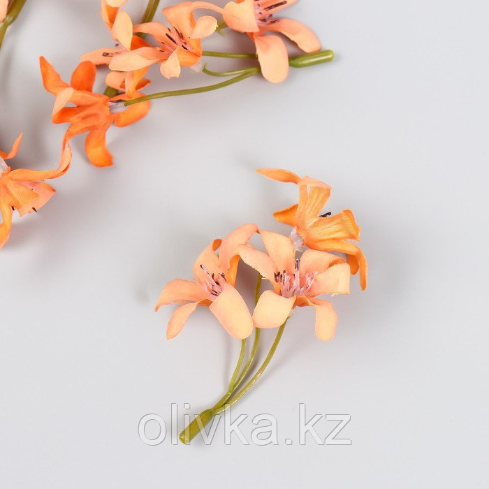Цветы для декорирования "Лилейник" персиковый 8,5 см - фото 2 - id-p113953506