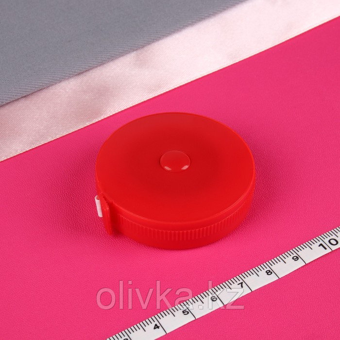 Сантиметровая лента-рулетка портновская, 150 см (см/дюймы), цвет МИКС
