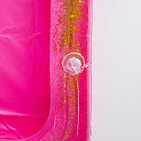 Надувная песочница с блёстками, 60х45 см, цвет ярко-розовый, фото 3