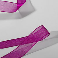 Лента капроновая, 10 мм × 30 ± 1 м, цвет светло-фиолетовый