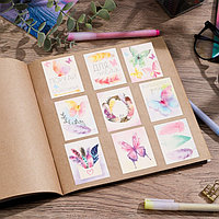 Наклейки бумажные «Бабочки» , 11 × 15,5 см