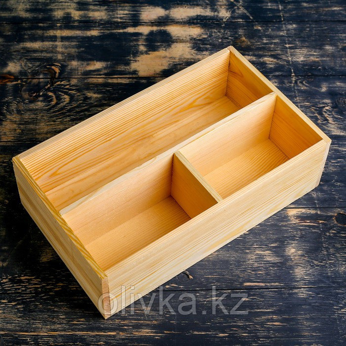 Ящик деревянный 20.5×34.5×10 см подарочный комодик - фото 2 - id-p113946650