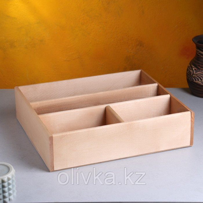 Ящик деревянный 34.5×30×10 см подарочный комодик - фото 1 - id-p113946651