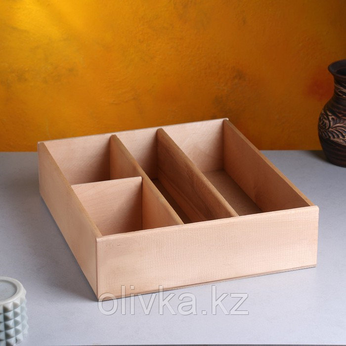 Ящик деревянный 34.5×30×10 см подарочный комодик - фото 2 - id-p113946651
