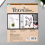 Многослойные наклейки Room Decor "Бабочка с блёстками" 30х32 см, фото 2