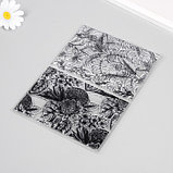 Штамп для творчества силикон "Тропические растения и цветы" 15х21х0,3 см, фото 2
