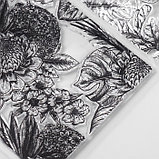 Штамп для творчества силикон "Тропические растения и цветы" 15х21х0,3 см, фото 3