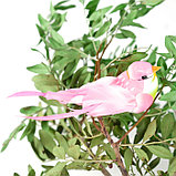 Птичка для декора и флористики, на прищепке, МИКС, пластиковая, 1шт., 8 х 8 см, фото 3