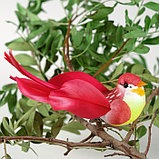 Птичка для декора и флористики, на прищепке, МИКС, пластиковая, 1шт., 8 х 8 см, фото 5
