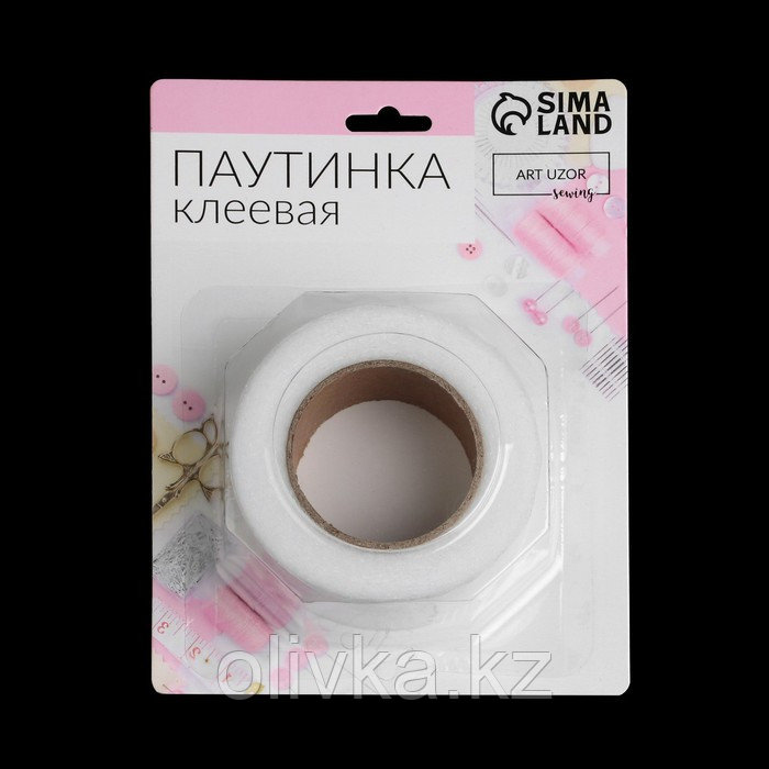 Паутинка клеевая, 25 мм, 15 ± 1 м, цвет белый - фото 4 - id-p113948477