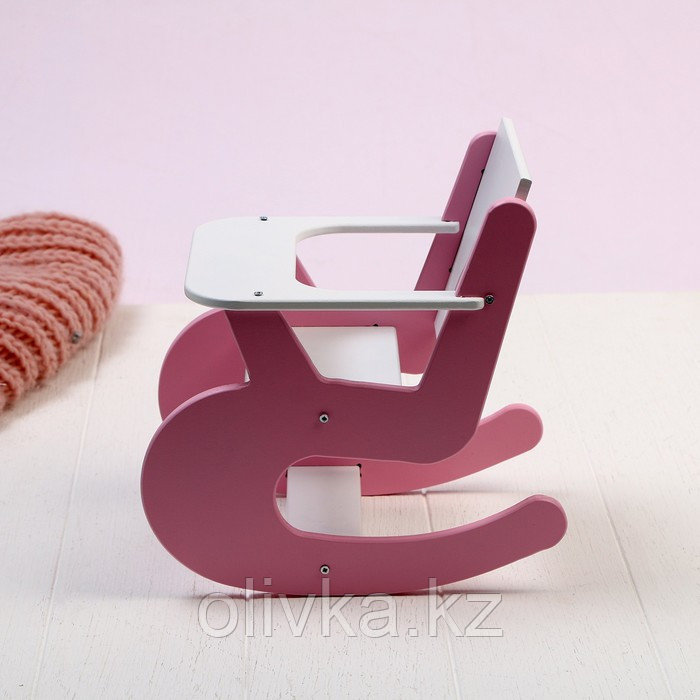 Кукольный стульчик «Зайка» розовый - фото 3 - id-p113955193