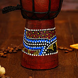 Музыкальный инструмент Барабан Джембе 20х12х12 см МИКС, фото 7