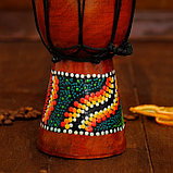 Музыкальный инструмент Барабан Джембе 20х12х12 см МИКС, фото 9