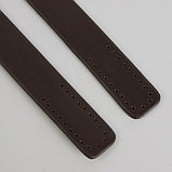Ручки для сумки, пара, 52 ± 2 × 2 см, цвет коричневый, фото 3