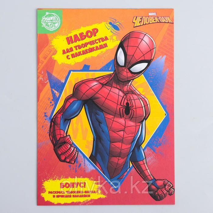 Книга с наклейками «Герой», Человек-паук - фото 1 - id-p113947063