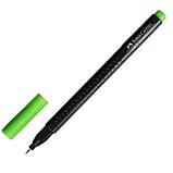 Ручка капиллярная Faber-Castell GRIP линер 0.4 мм травяная зелень, фото 2