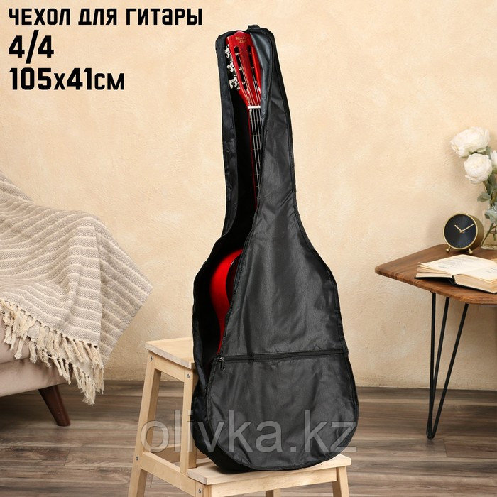 Чехол для гитары Music Life, черный, 105 х 41 см - фото 1 - id-p113952900