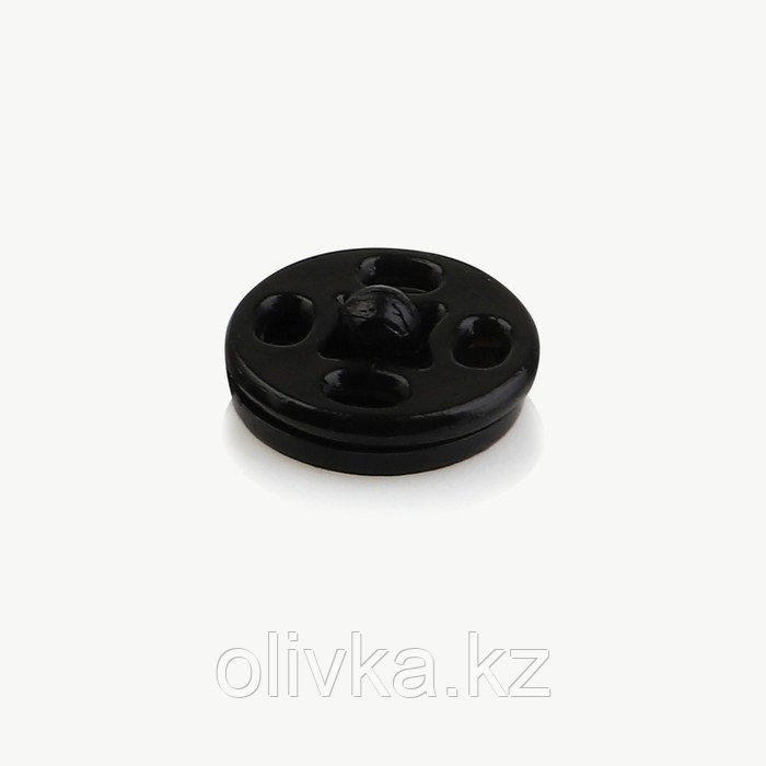Кнопки пришивные, d = 10 мм, 10 шт, цвет чёрный - фото 3 - id-p113949739