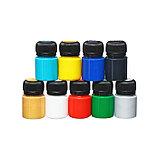 Краска по ткани, набор 9 цветов х 20 мл, ЗХК Decola, акриловая на водной основе (4141111), фото 4