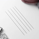 Спицы для вязания, чулочные, с тефлоновым покрытием, d = 2,5 мм, 20 см, 5 шт, фото 2