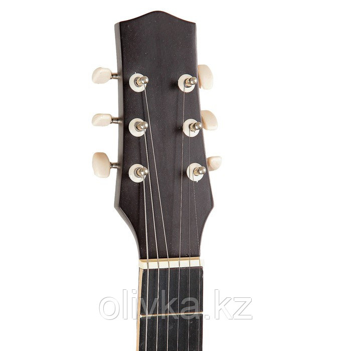 Акустическая гитара "Амистар н-513" 6 струнная, менз.650мм , художественная отделка,синяя - фото 7 - id-p113945946