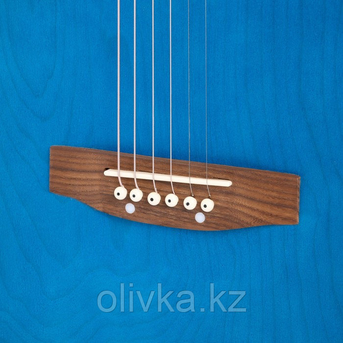 Акустическая гитара "Амистар н-513" 6 струнная, менз.650мм , художественная отделка,синяя - фото 10 - id-p113945946