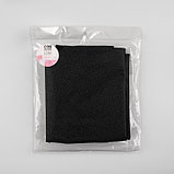 Флизелин клеевой точечный, 40г/кв.м, 50х100см, цвет чёрный, фото 4