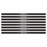 Наклейка-молдинг широкий "PROTECT LINE", черный, 100 х 4 х 0,1 см, комплект 8 шт