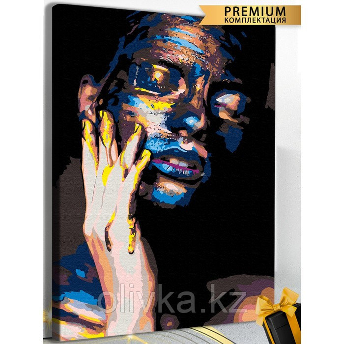 Картина по номерам «Девушка в краске» холст на подрамнике, 40 × 60 см - фото 1 - id-p113959026