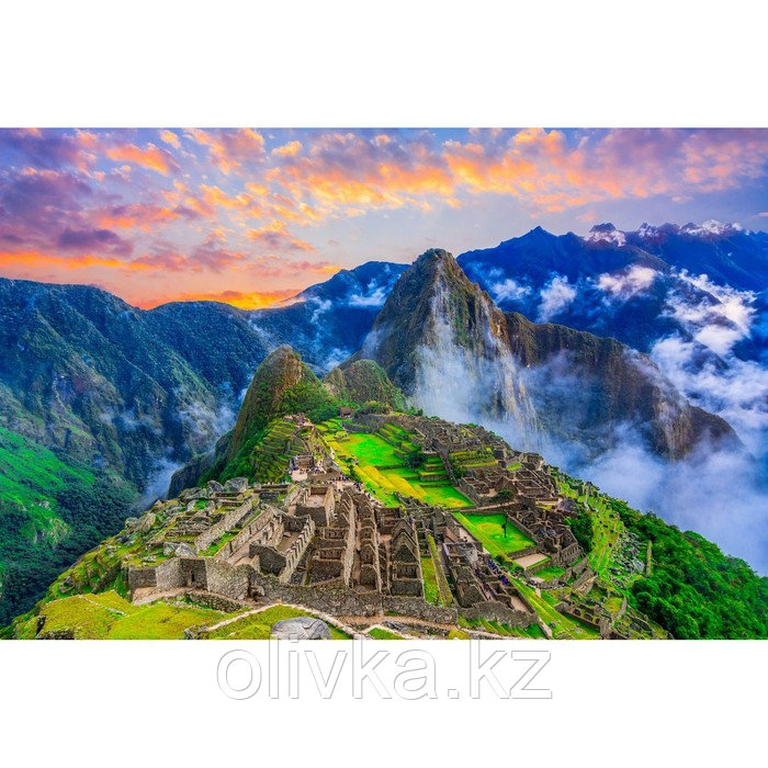 Холст с красками 30 × 40 см, по номерам, 20 цв. «Древний город Мачу-Пикчу»